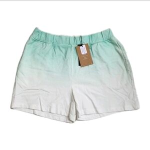 Vero Moda Women's Mint Ombre Knit Shorts 100% Organic Cotton Size M